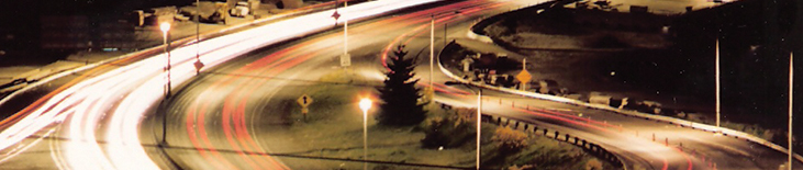 I-5 at night 1985