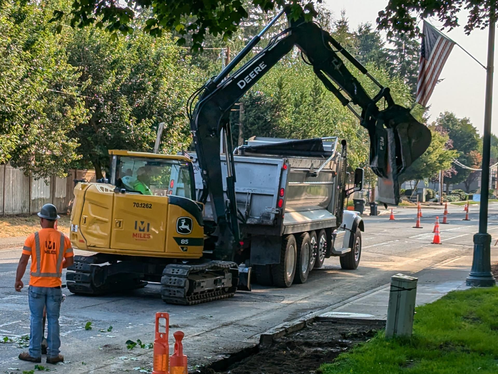 Road construction